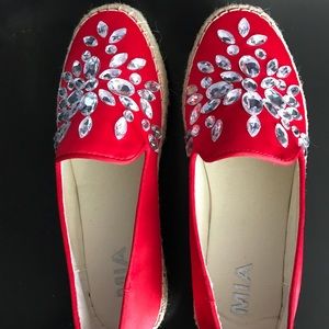 NWOT Red Espadrilles